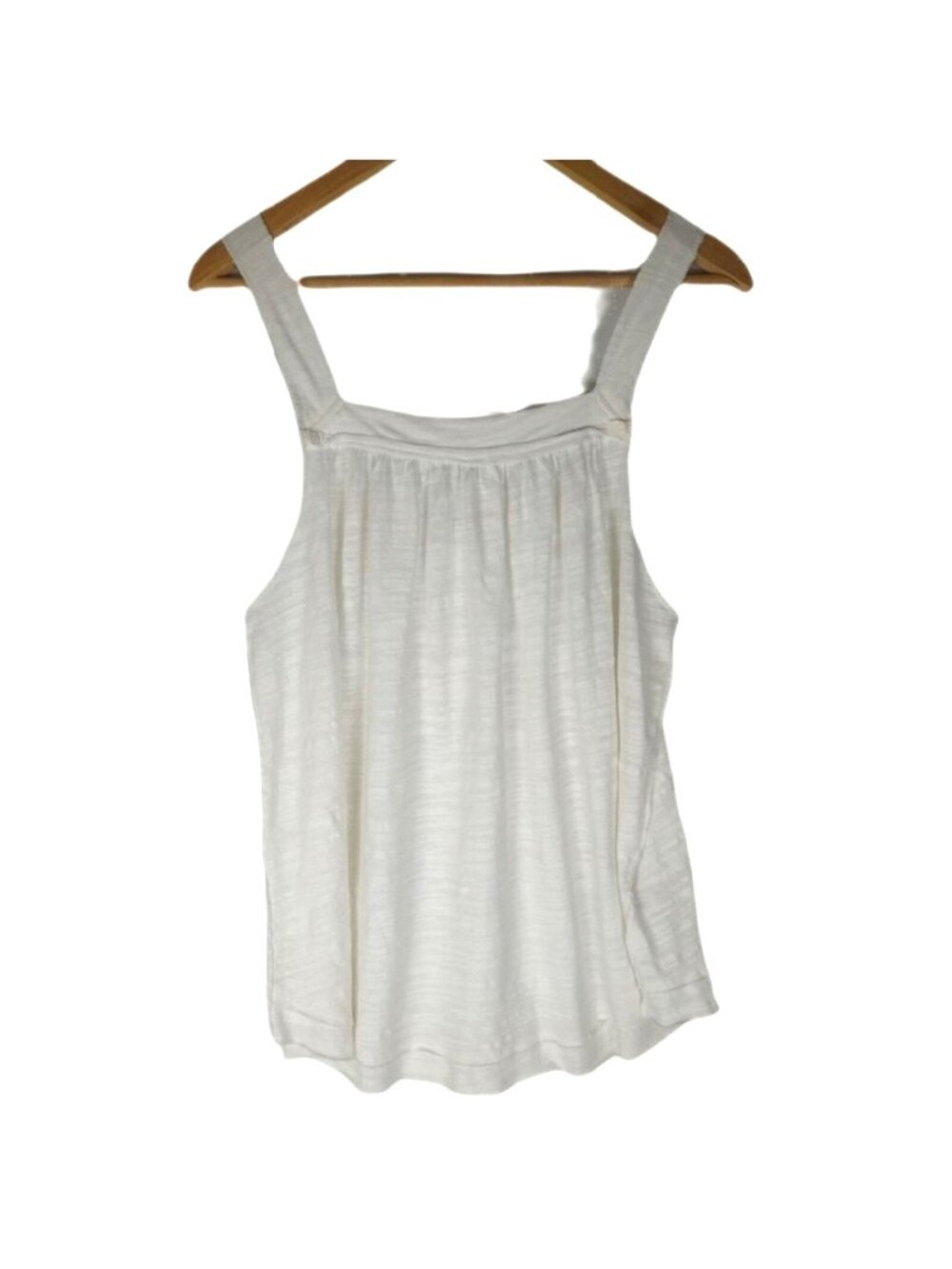 We The Free Ivory Sleeveless Tank Top Medium Rayon Blend Womens Casual Summer We